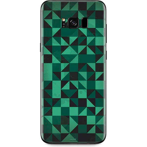 Black & Green Galaxy S8 Plus Skin